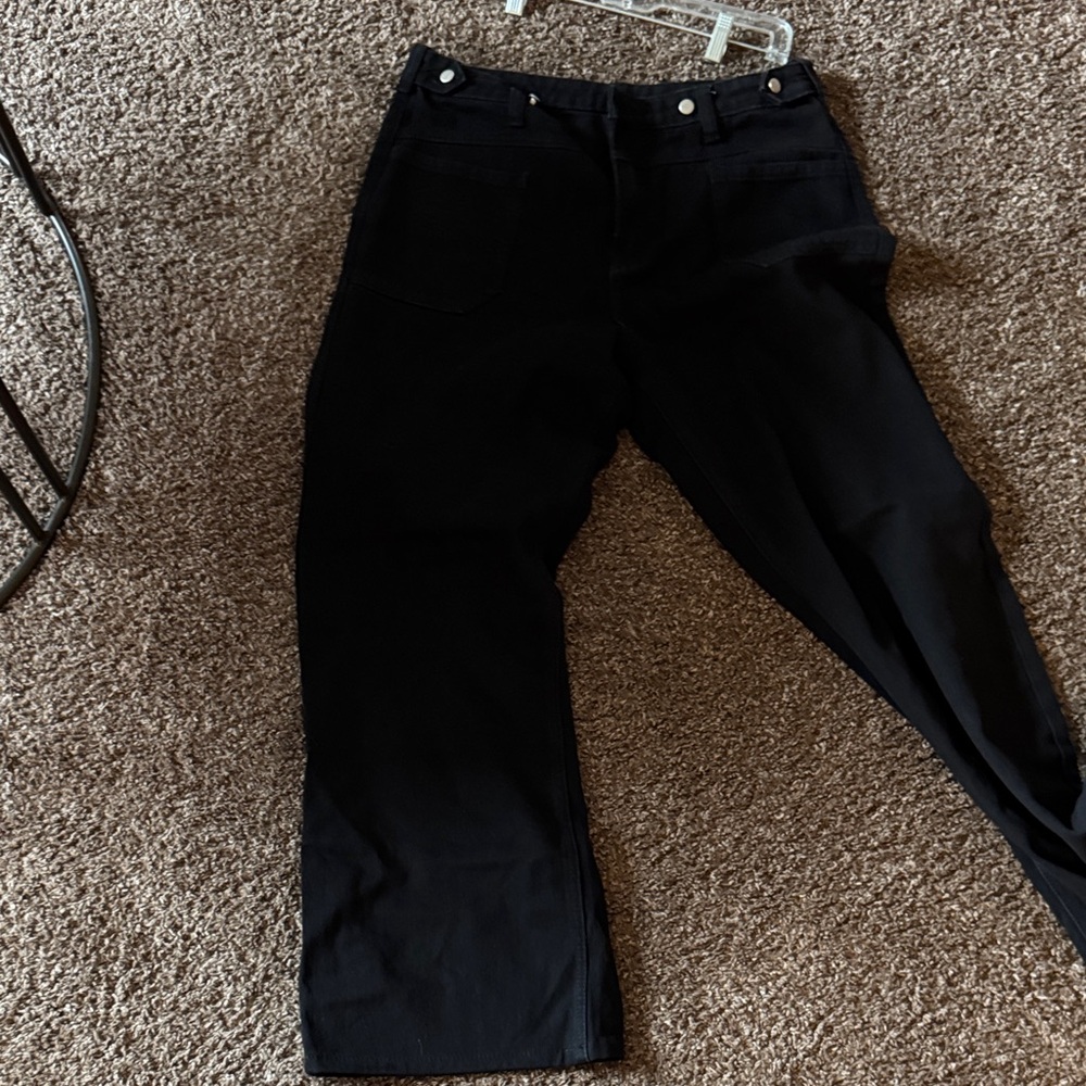 Amazon Women's Black Flare & Wide Leg Jeans
